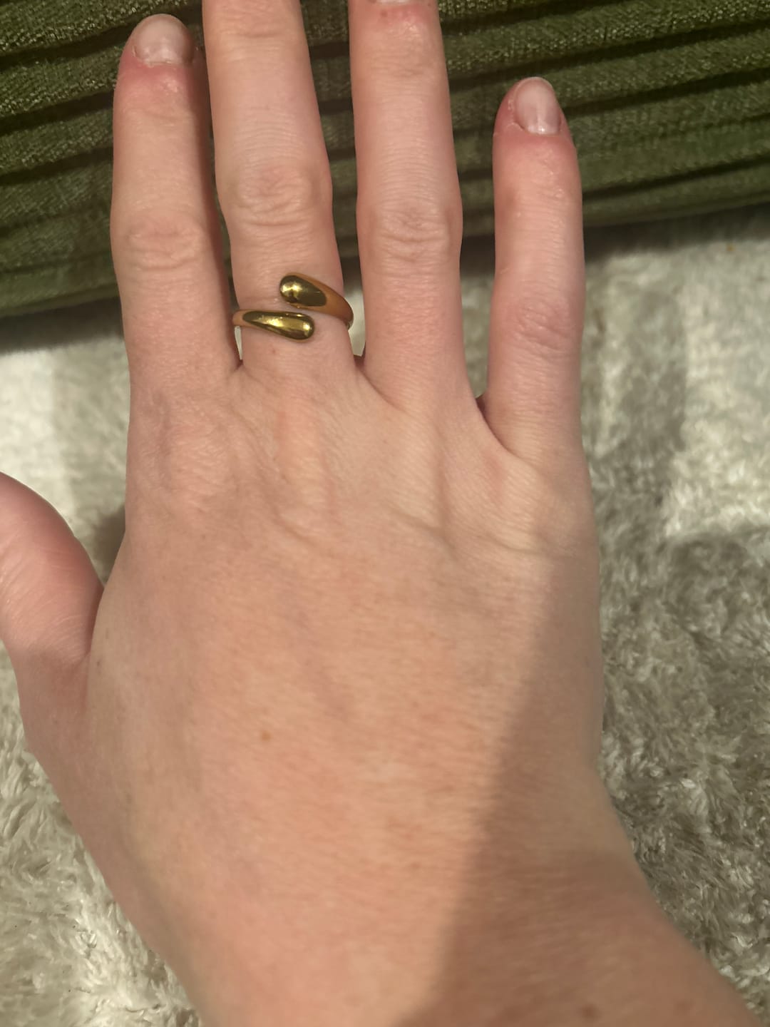 Customer photo review of Adjustable Contour Ring