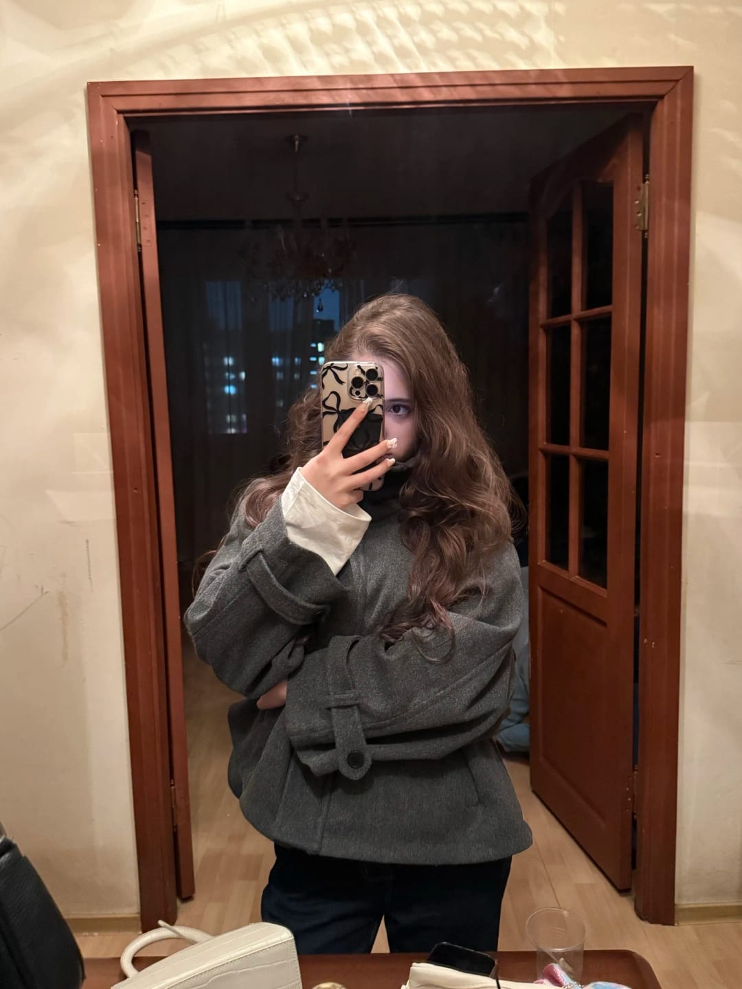 Customer photo review of Fiona Cropped Coat