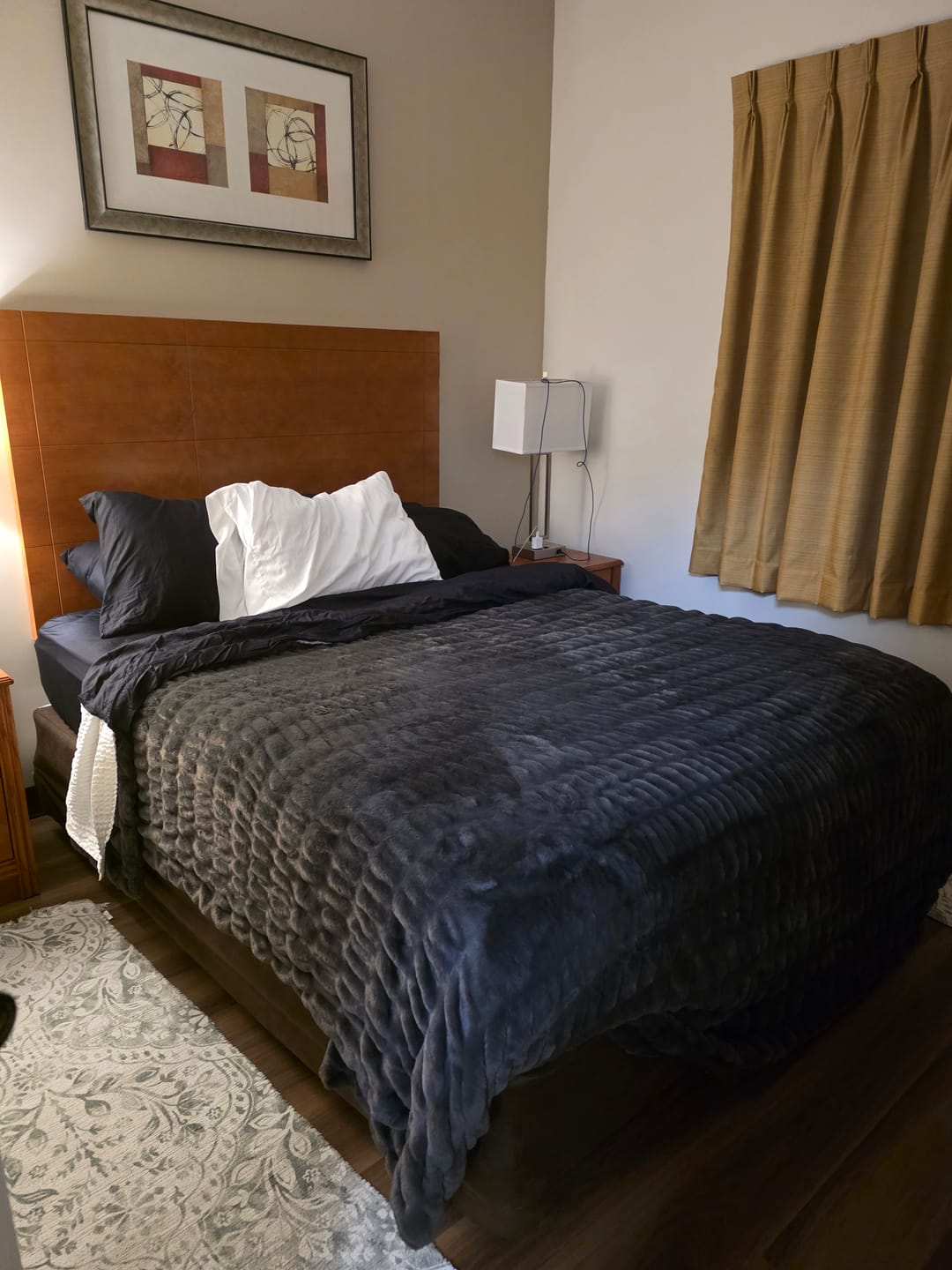 Customer photo review of Walker Kessler Biggest Hugs Charcoal Blanket