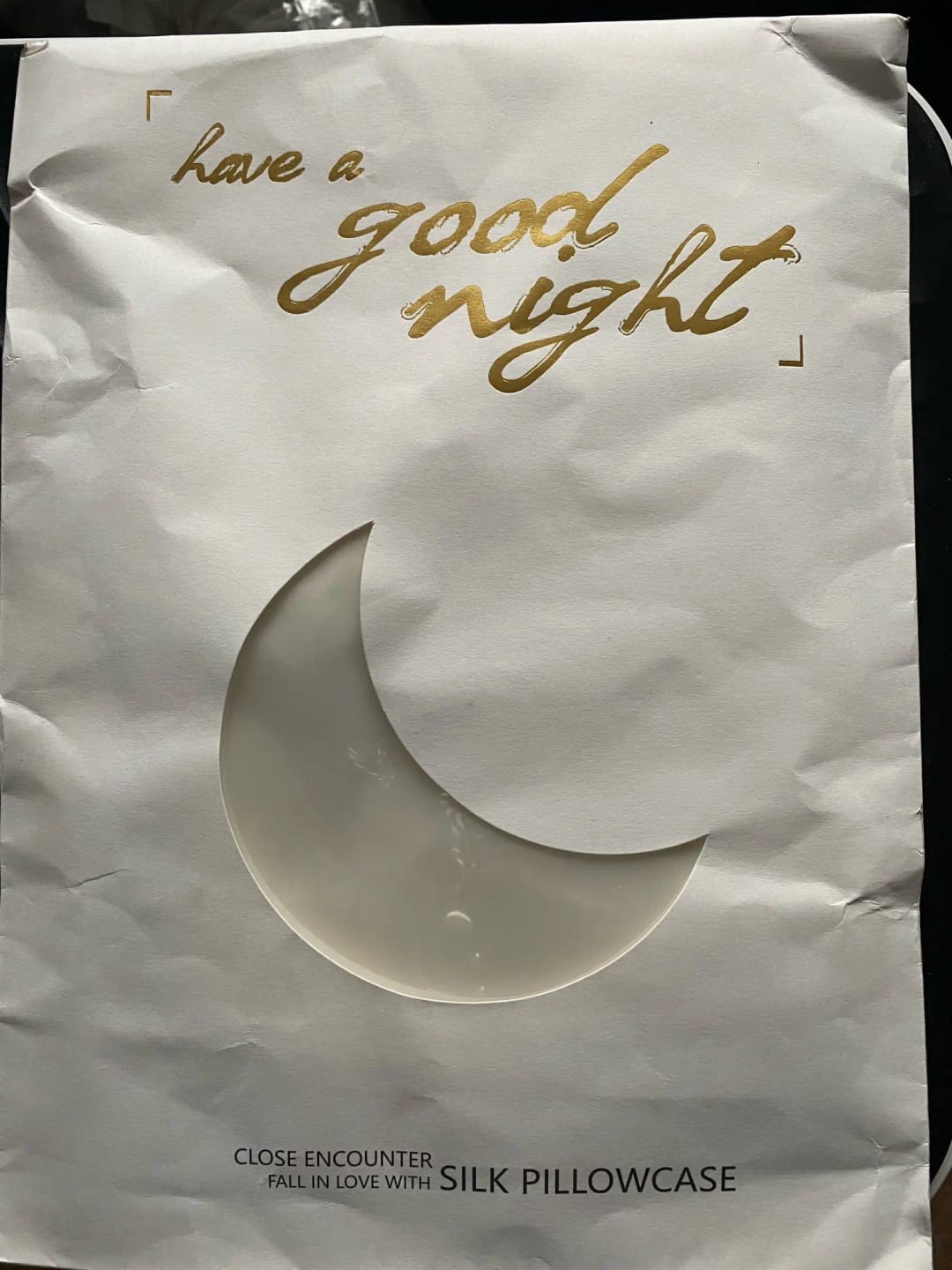 Customer photo review of Mulberry Silk Pillowcase — 19 Momme