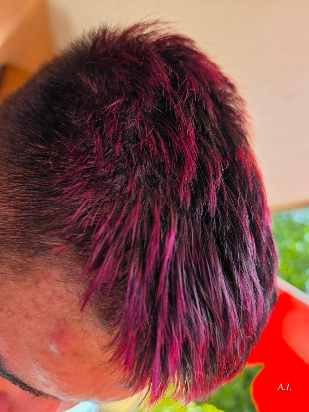 Customer photo review of Mattie Violet Purple - Vegan Semi-Permanent Direct Dye Hair Color Cream 210 ml