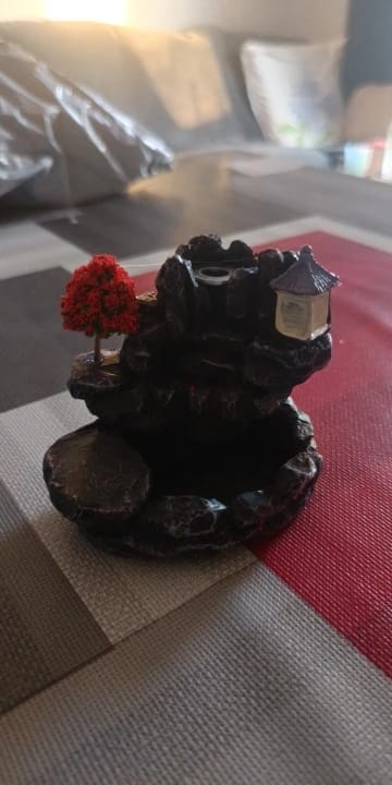 Customer photo review of Waterfall Backflow Incense Burner