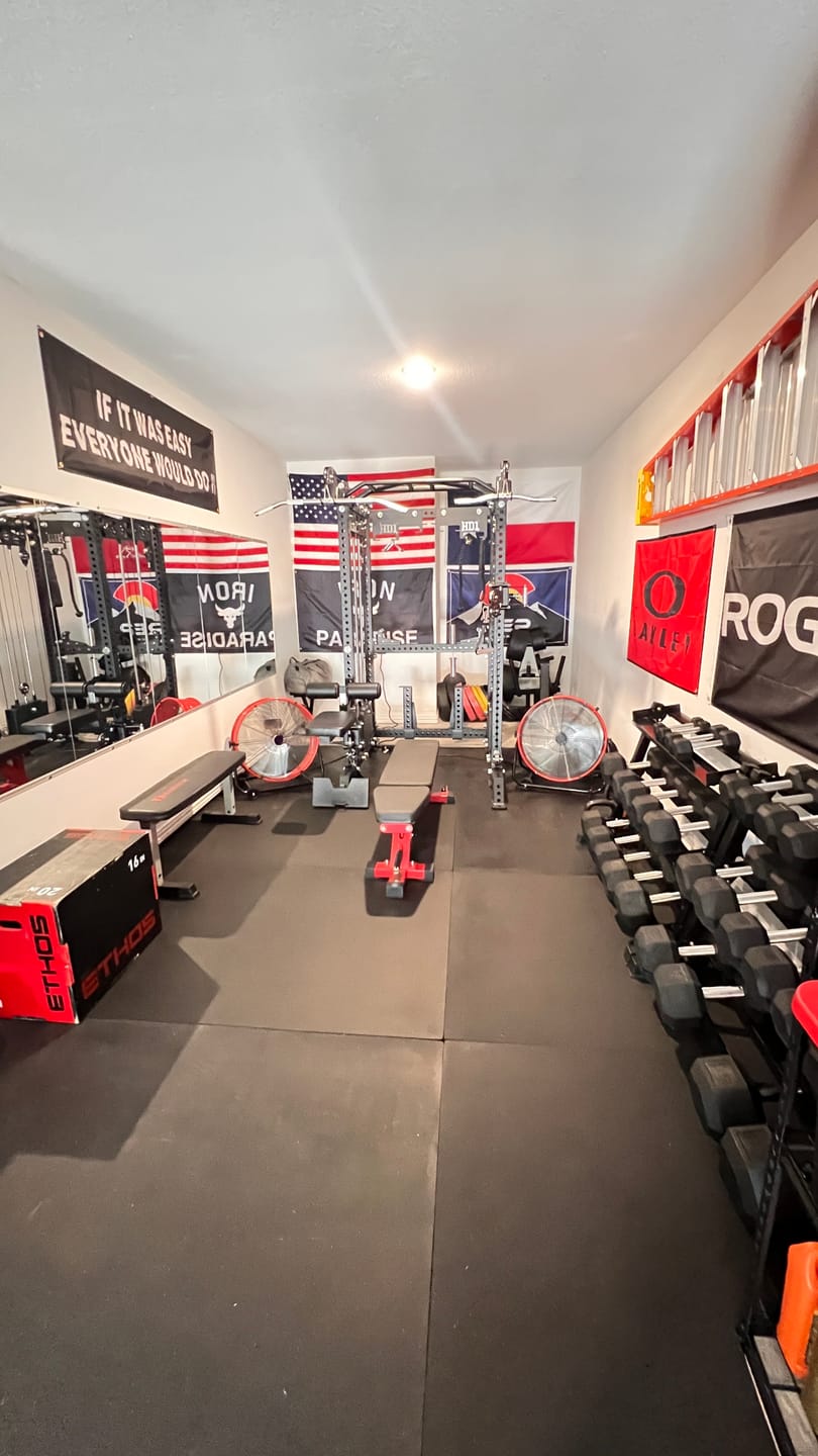 Customer photo review of HD1 Squat Rack Functional Trainer