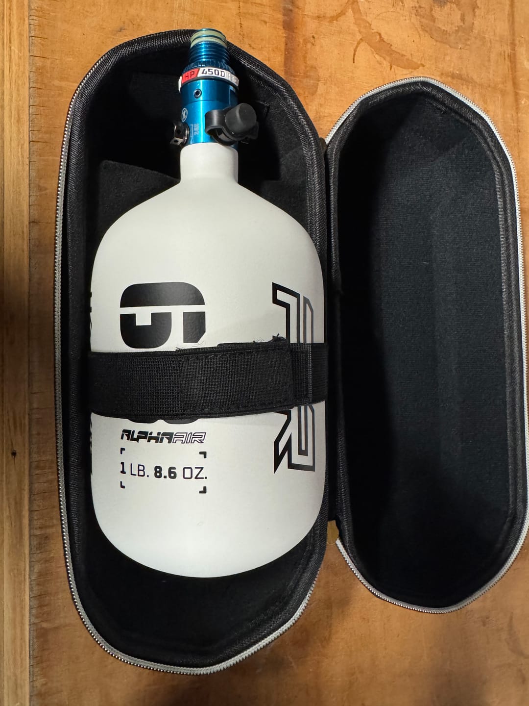 Customer photo review of HK Army Exo Paintball and Airsoft Tank Case - Black/Grey