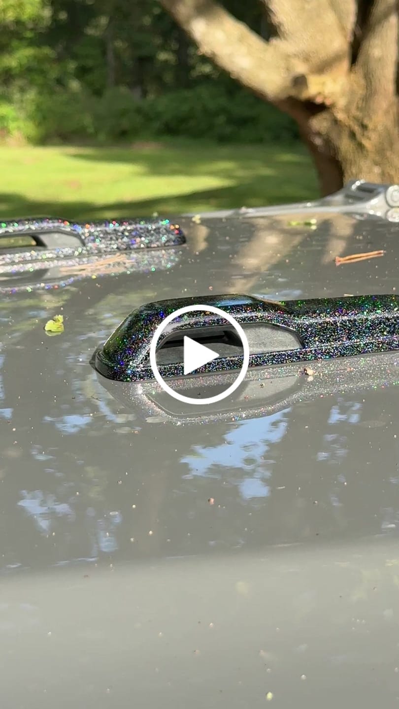 Customer video review of Holographic Hood Bumper Cover fits Wrangler JL Rubicon 2018+