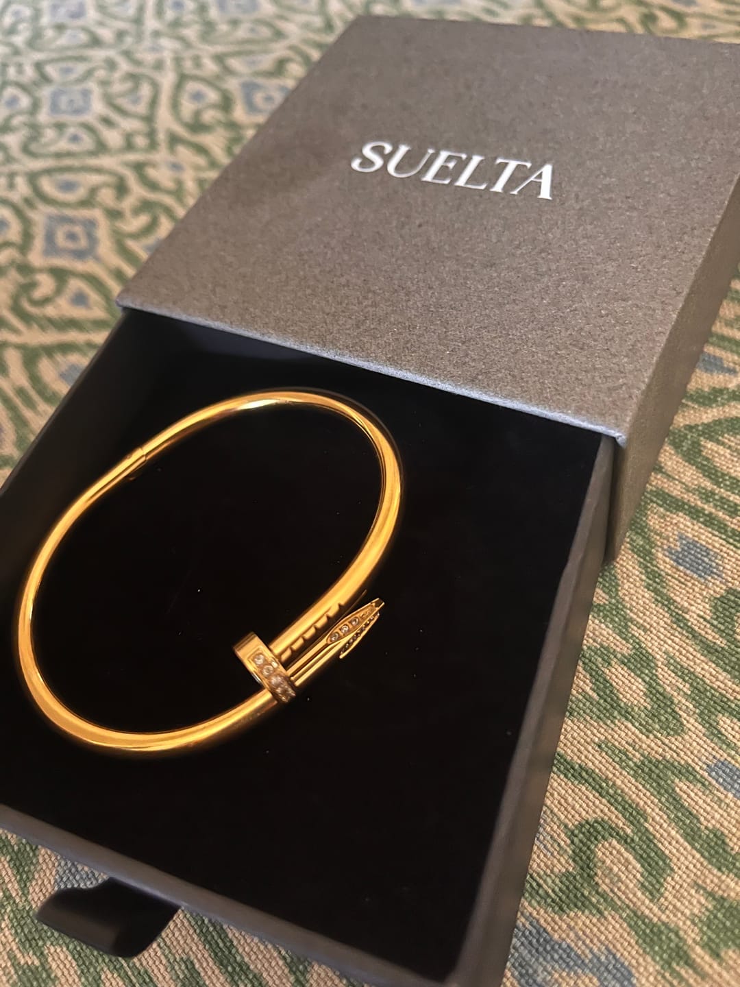 Customer photo review of Nail Bracelet with Zircon