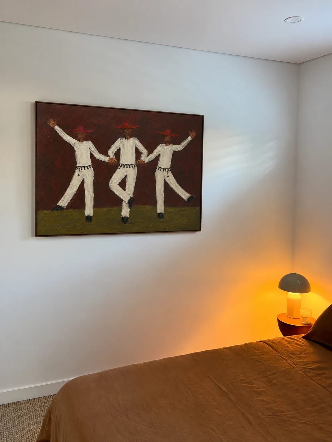 Customer photo review of Modern Folk Art｜Crimson Prairie Dancers