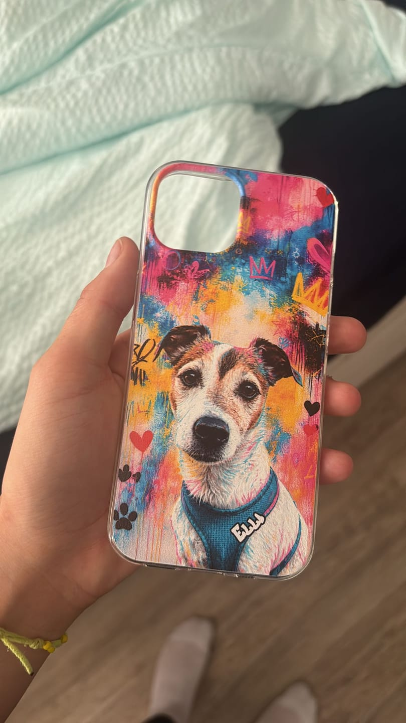 Customer photo review of Personalisierte Handyhülle - Graffiti