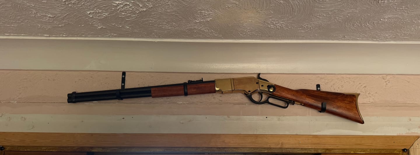 Customer photo review of Shaun Of The Dead - Winchester "Yellowboy"  Carbine Rifle