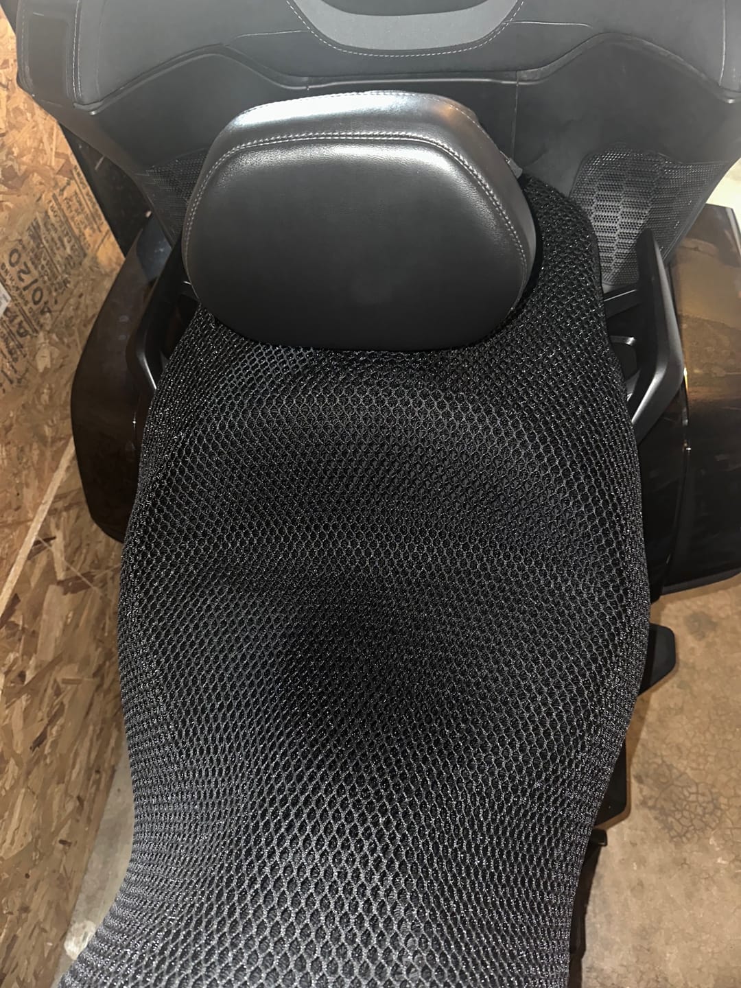 Customer photo review of Wind Rider Seat Cover
