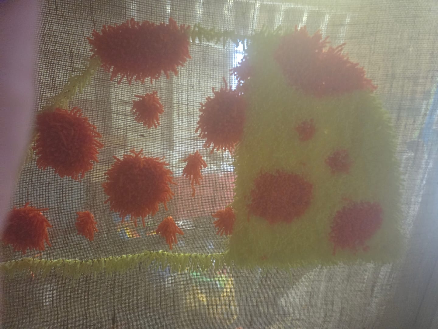 Customer photo review of The Daddy Long Legs — High Pile Shaggy Tufting Machine