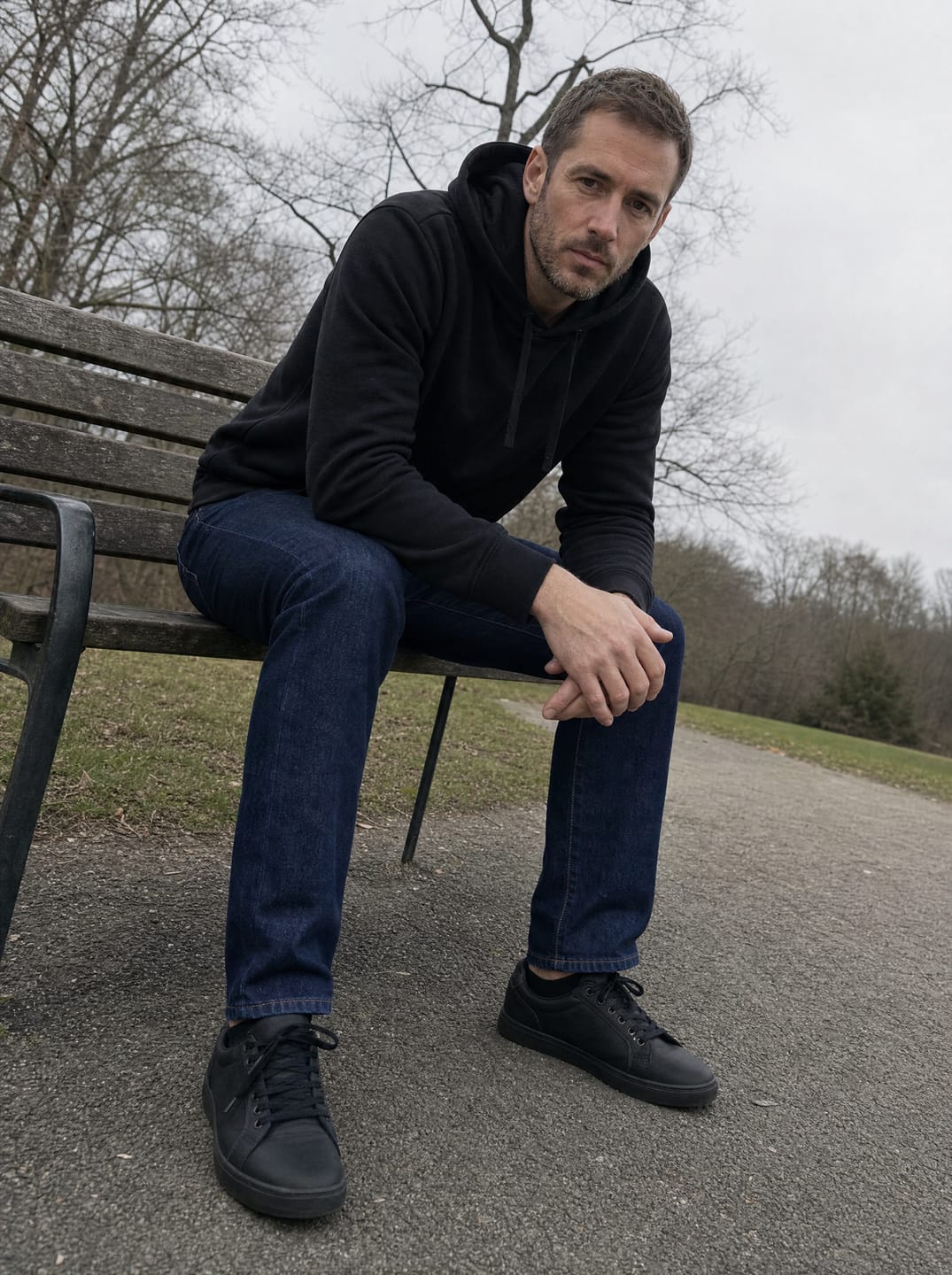 Customer photo review of The Precision Jeans – Midnight