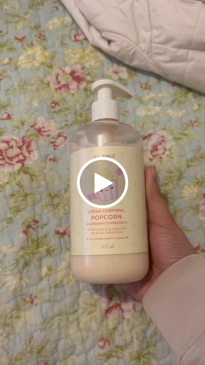 Customer video review of Crema de Cuerpo Reafirmante e Hidratante Pop Corn 500 ml