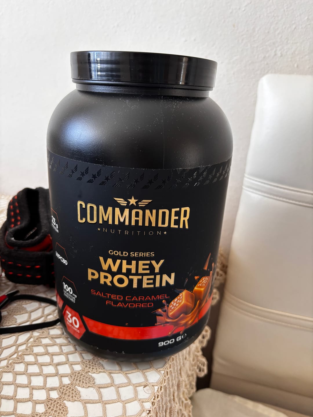 Customer photo review of Gold Whey Protein 900g (30 Servis)
