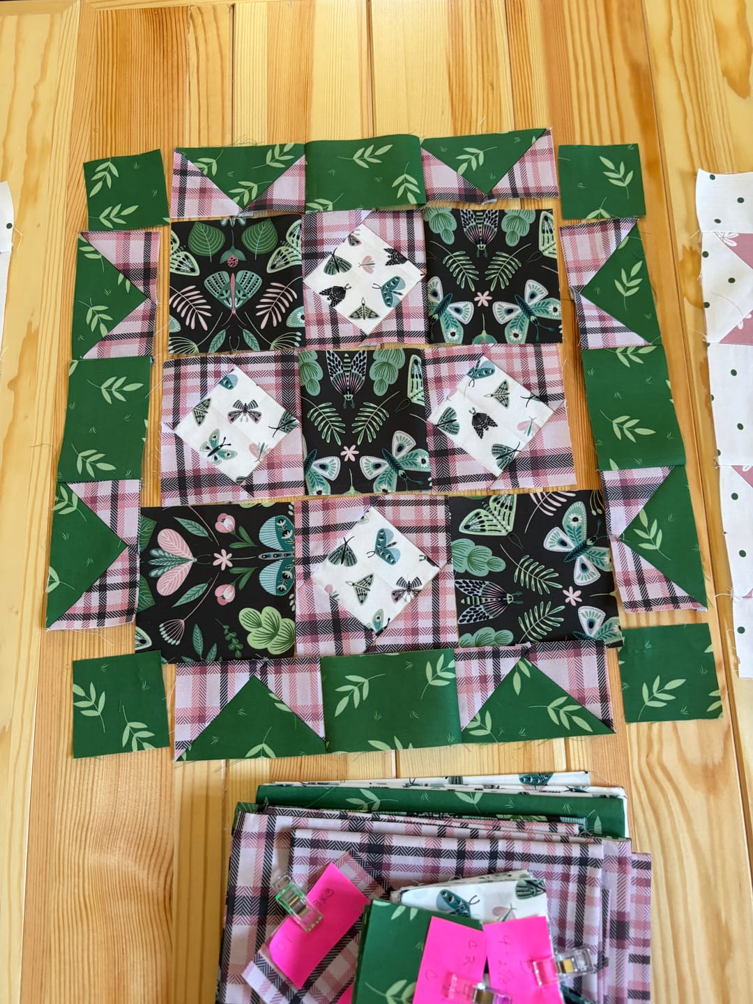 Customer photo review of Fluttering Meadows - Fat Quarter Bundle
