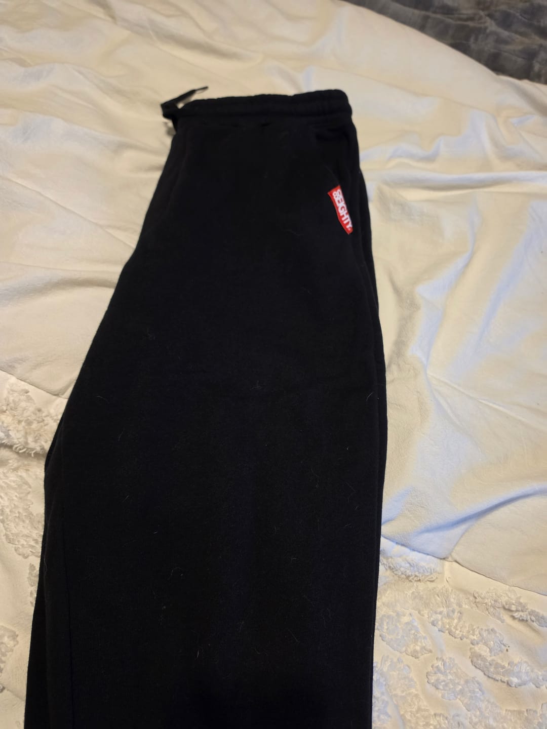 Customer photo review of 80Eighty® Black Fleece Pant