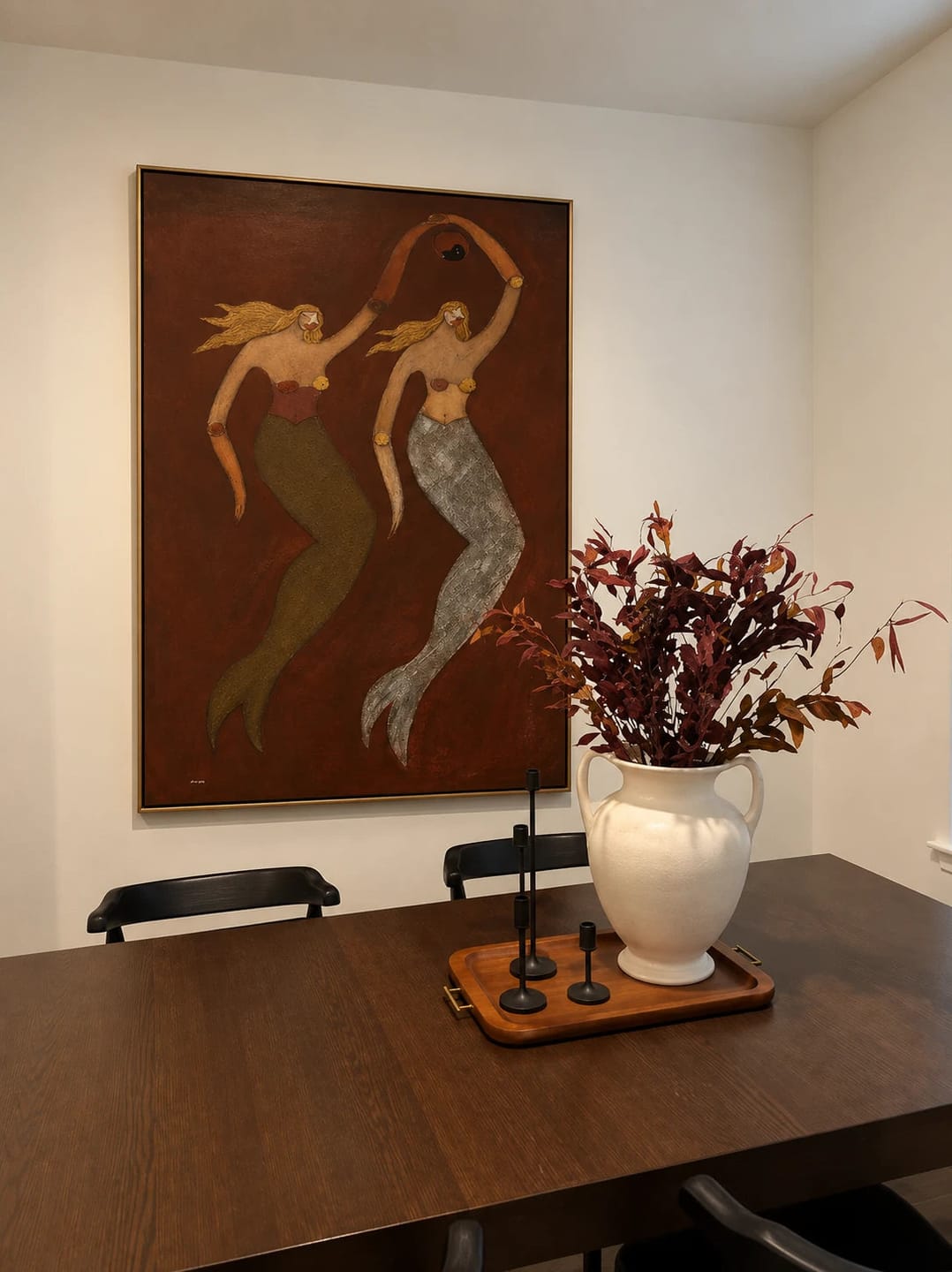 Customer photo review of Modern Folk Art ｜ Twin Spirits of the Crimson Sea
