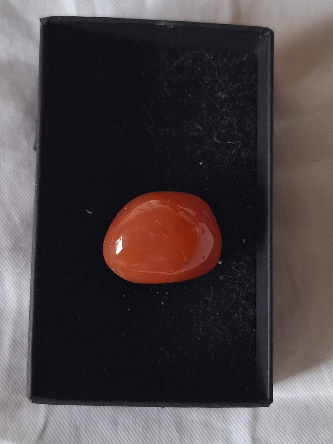 Customer photo review of Carnelian - Tumblestone