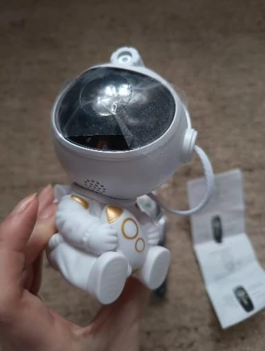 Customer photo review of Astronaut Galaxy Projector