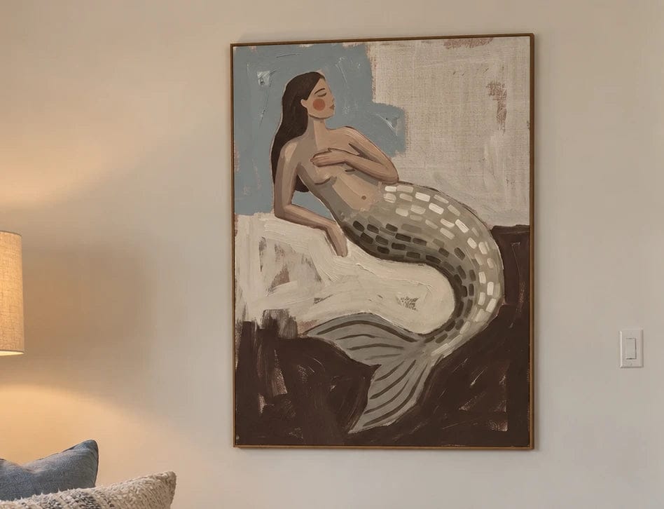 Customer photo review of Modern Folk Art｜Silver Mermaid