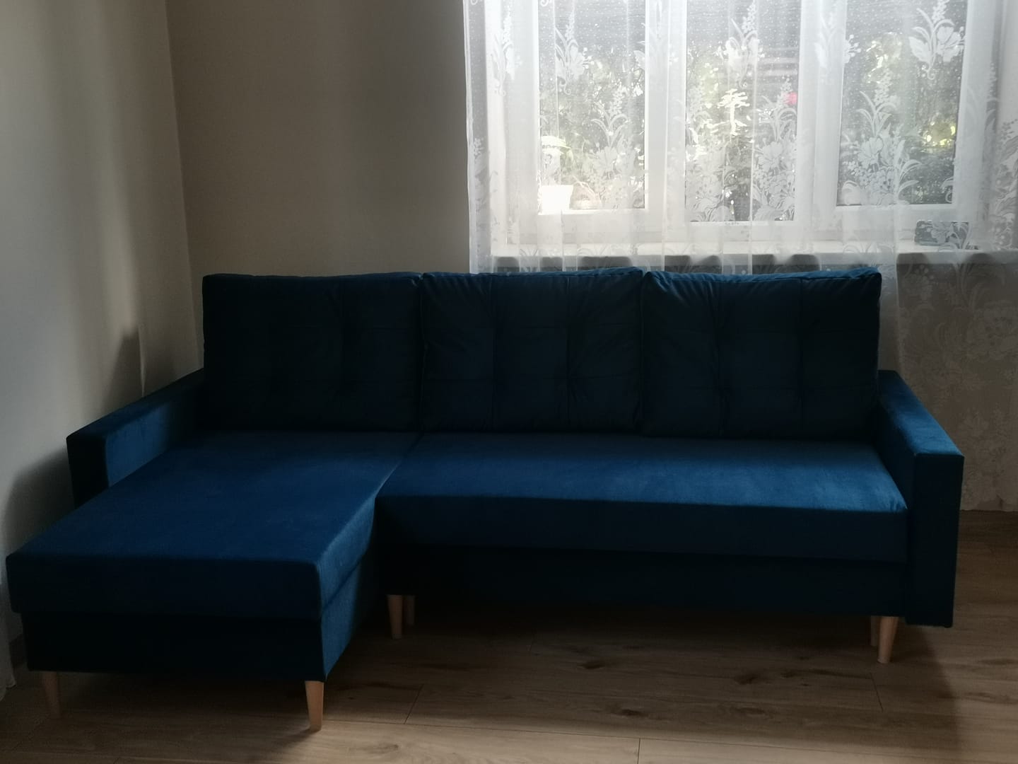 Customer photo review of Narożnik BLANK velvet