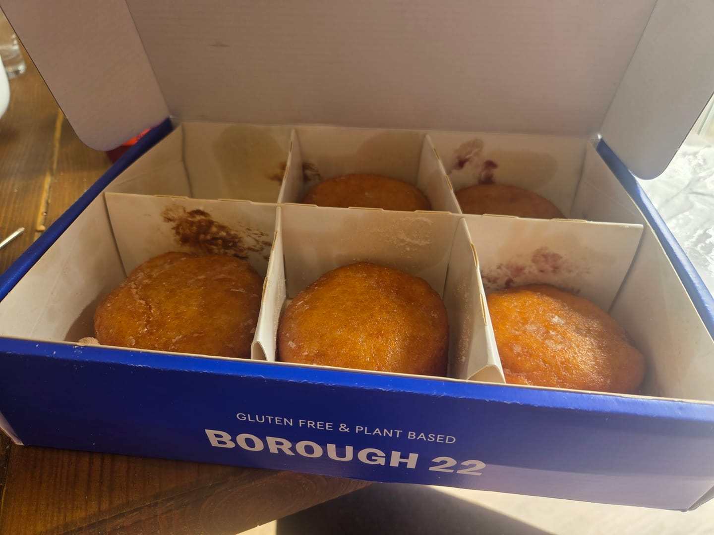 Customer photo review of Filled Favourites Doughnut Box