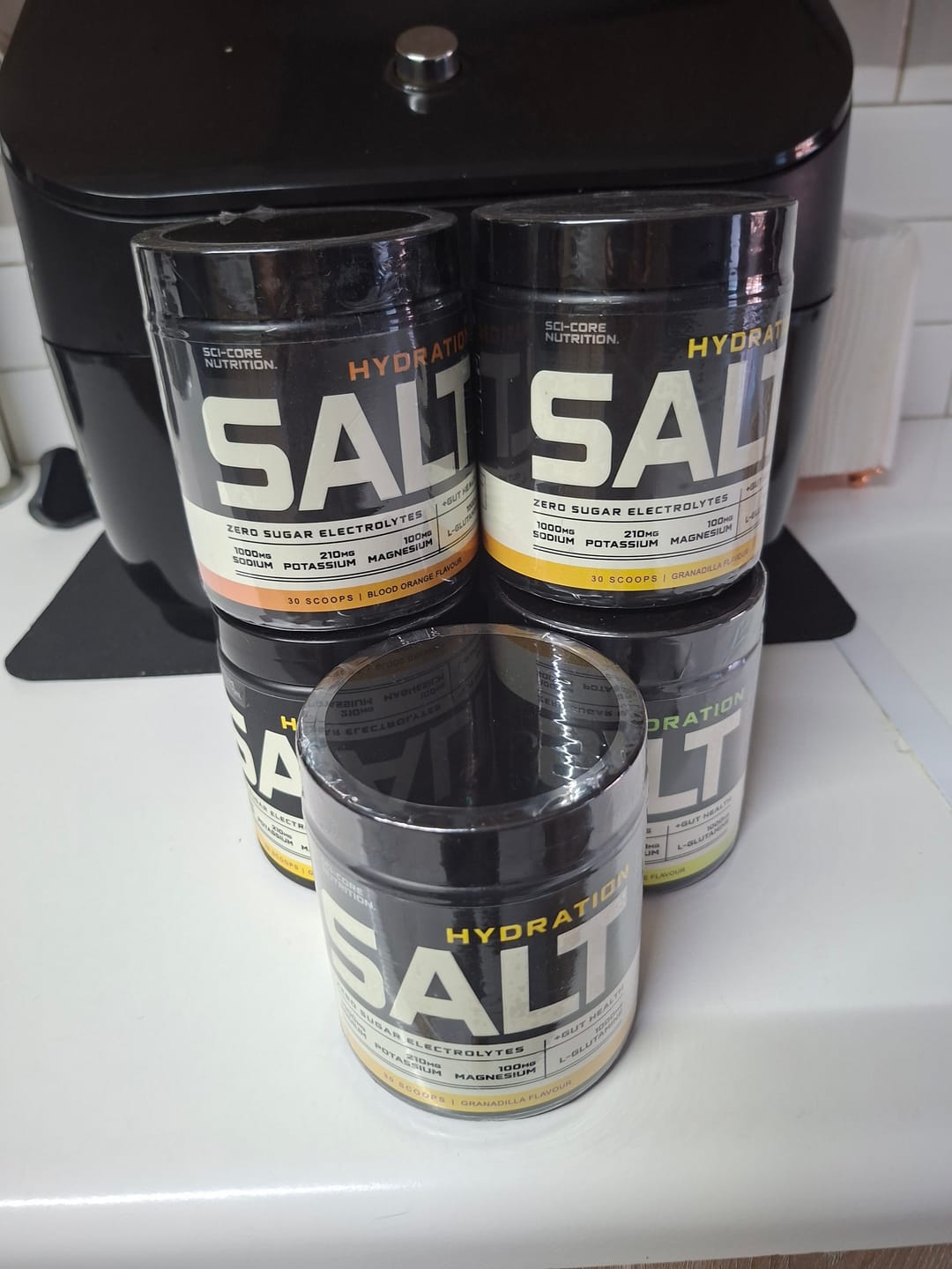 Customer photo review of HYDRATION SALT Blood Orange - 240g | 30 servings