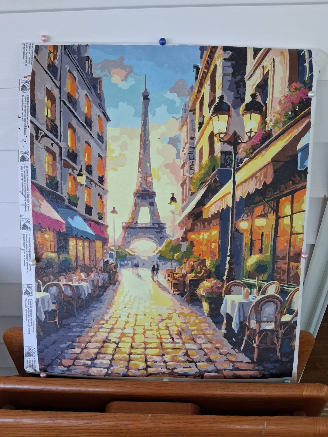 Customer photo review of Paint by Numbers - Paris Eiffel Street