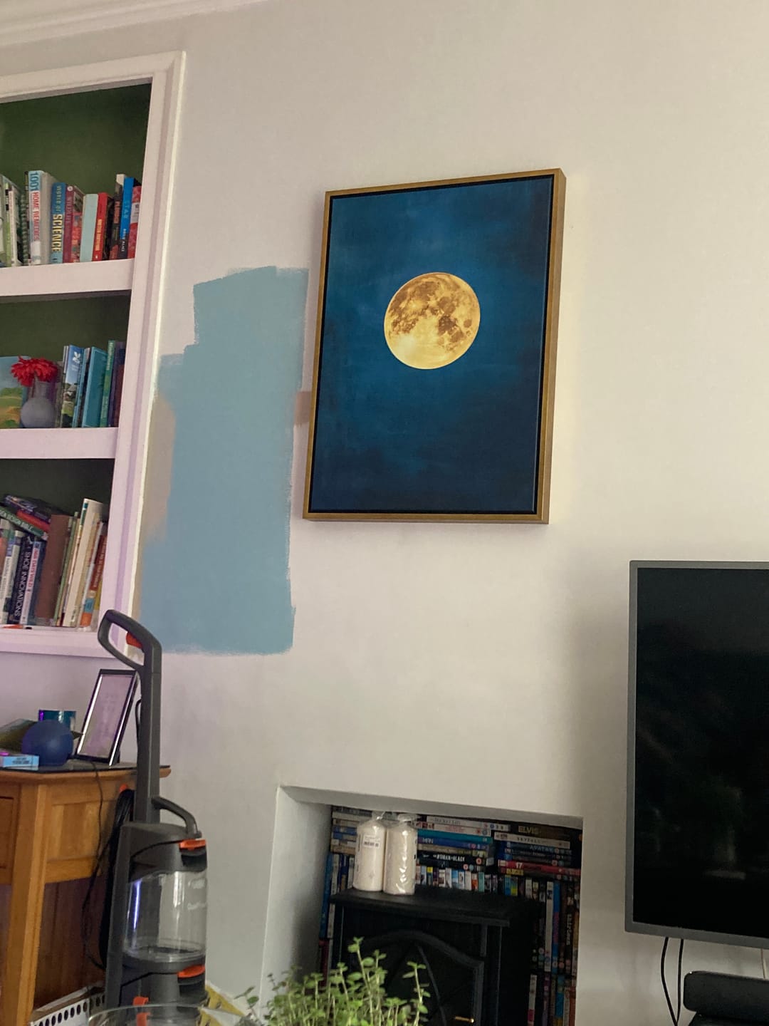 Customer photo review of Lunar Azure Print