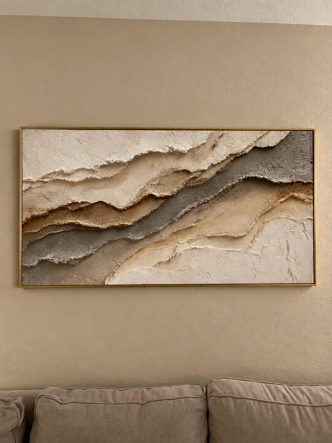 Customer photo review of Textured & Impasto Art｜Layered Earth Drift