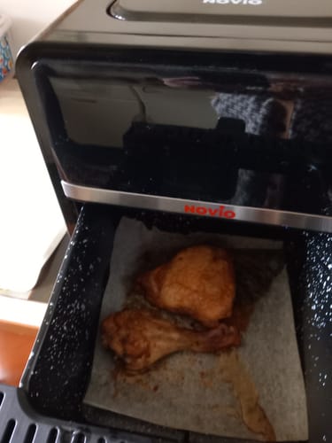 Customer photo review of Air Fryer Novio StonePro