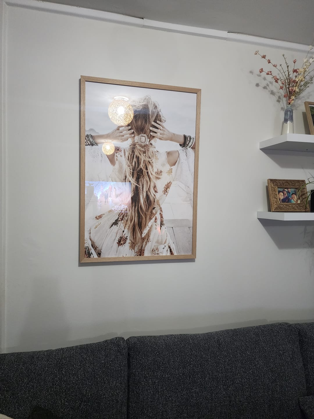 Customer photo review of Bohemian Girl III Art Print