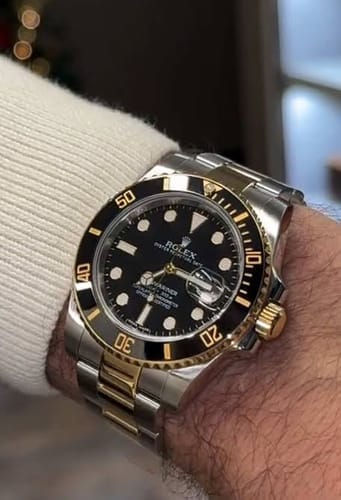 Customer photo review of Rolex Daytona Rainbow GOLD