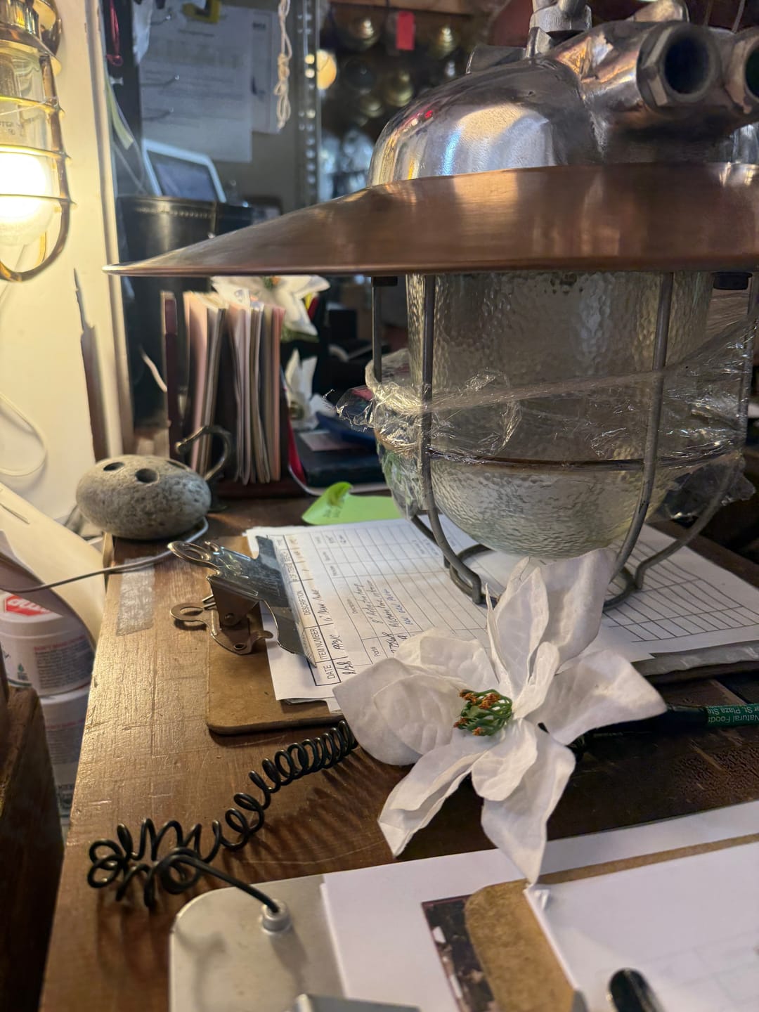 Customer photo review of Acorn Hanging Ship Light-BF Clearance