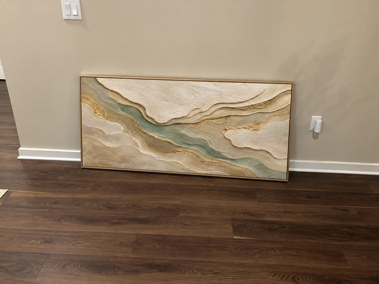 Customer photo review of Textured & Impasto Art｜Gilded Sage Current