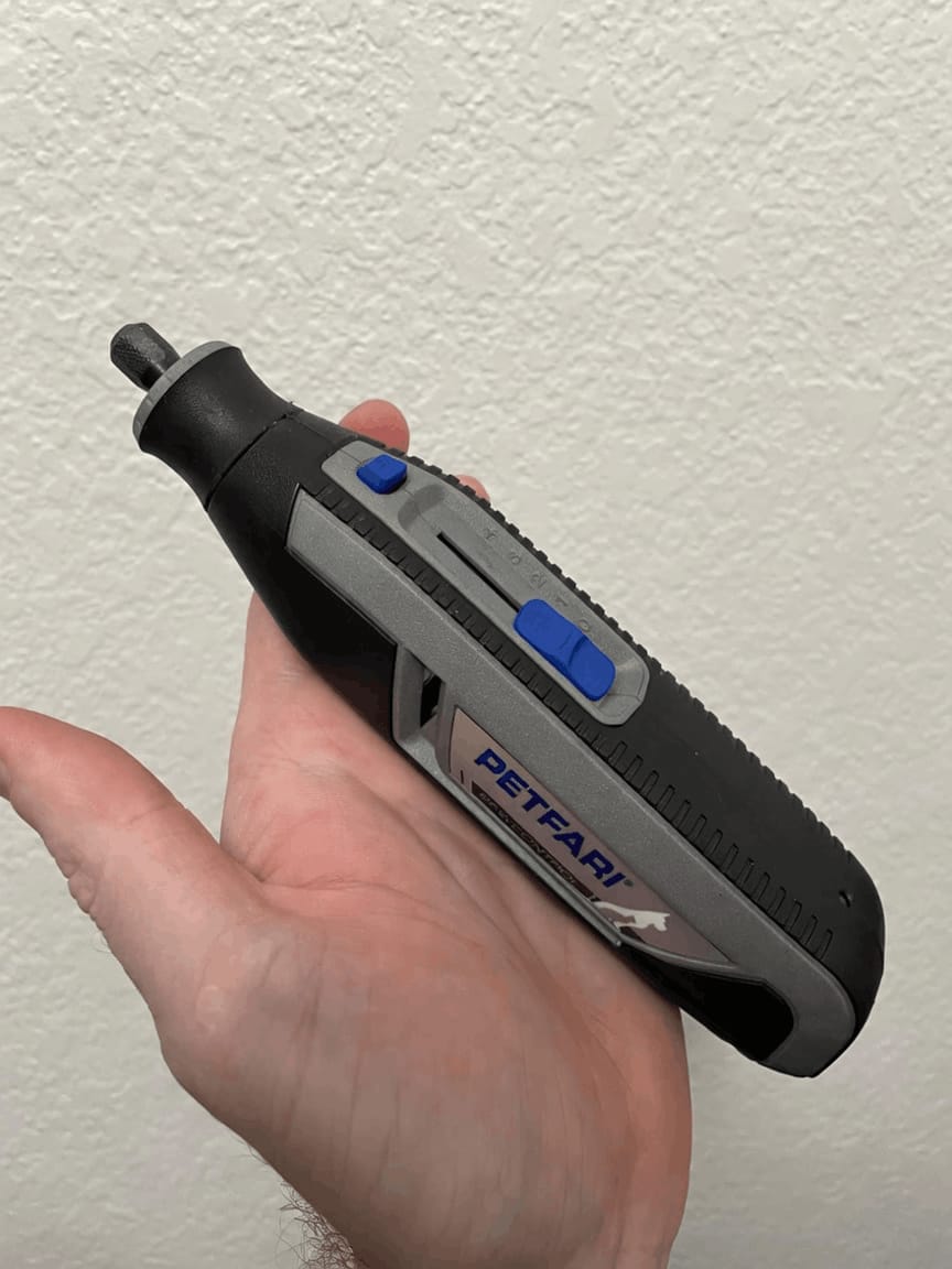 Customer photo review of Elektrischer Krallenschleifer NailCare