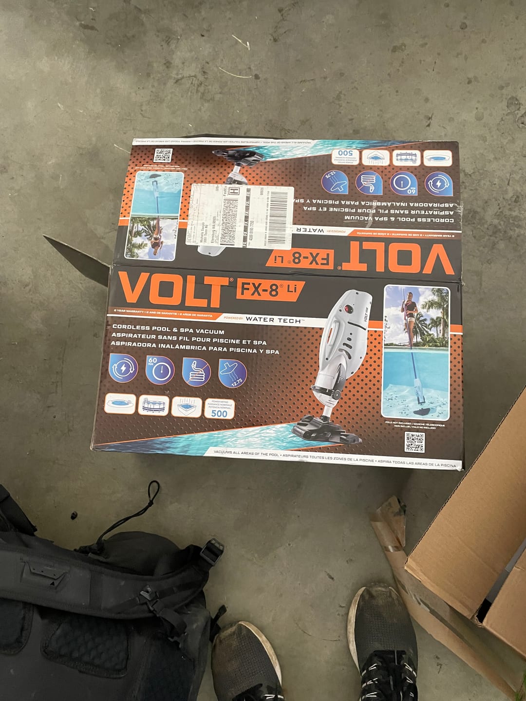 Customer photo review of Water Tech Volt FX-8 Li | 34000KL