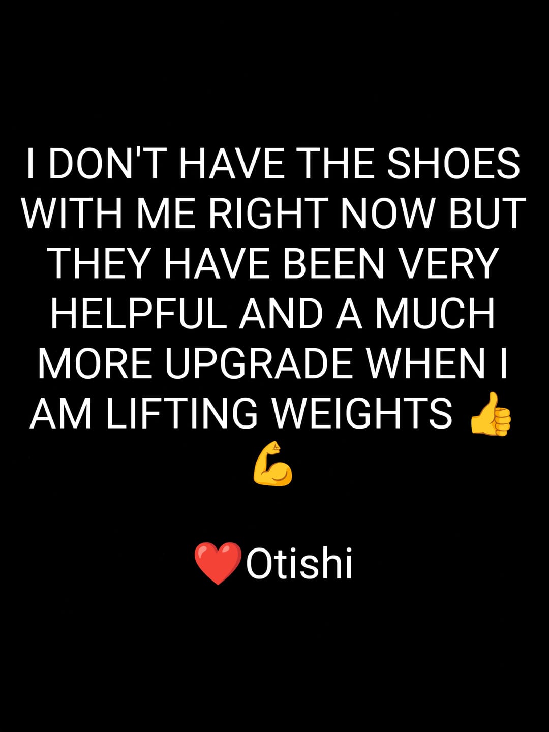 Customer photo review of THE OTISHI 2.0 "Amaru Black"