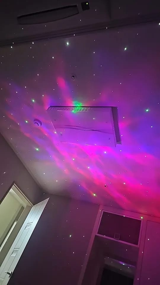 Customer photo review of Astronaut Galaxy Projector
