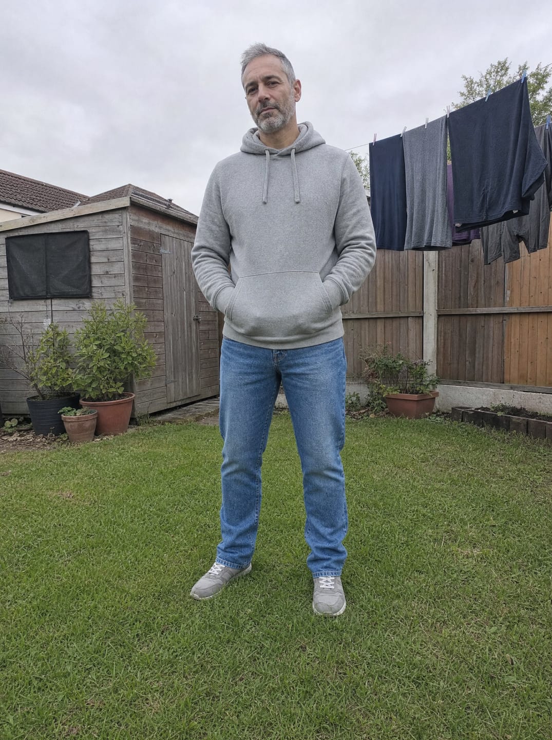 Customer photo review of The Precision Jeans – Stone Blue