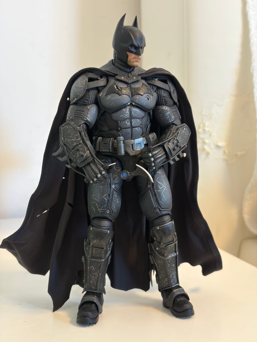 Customer photo review of Batman: Arkham Origins - Batman (Battle Damaged Version) Action Figure