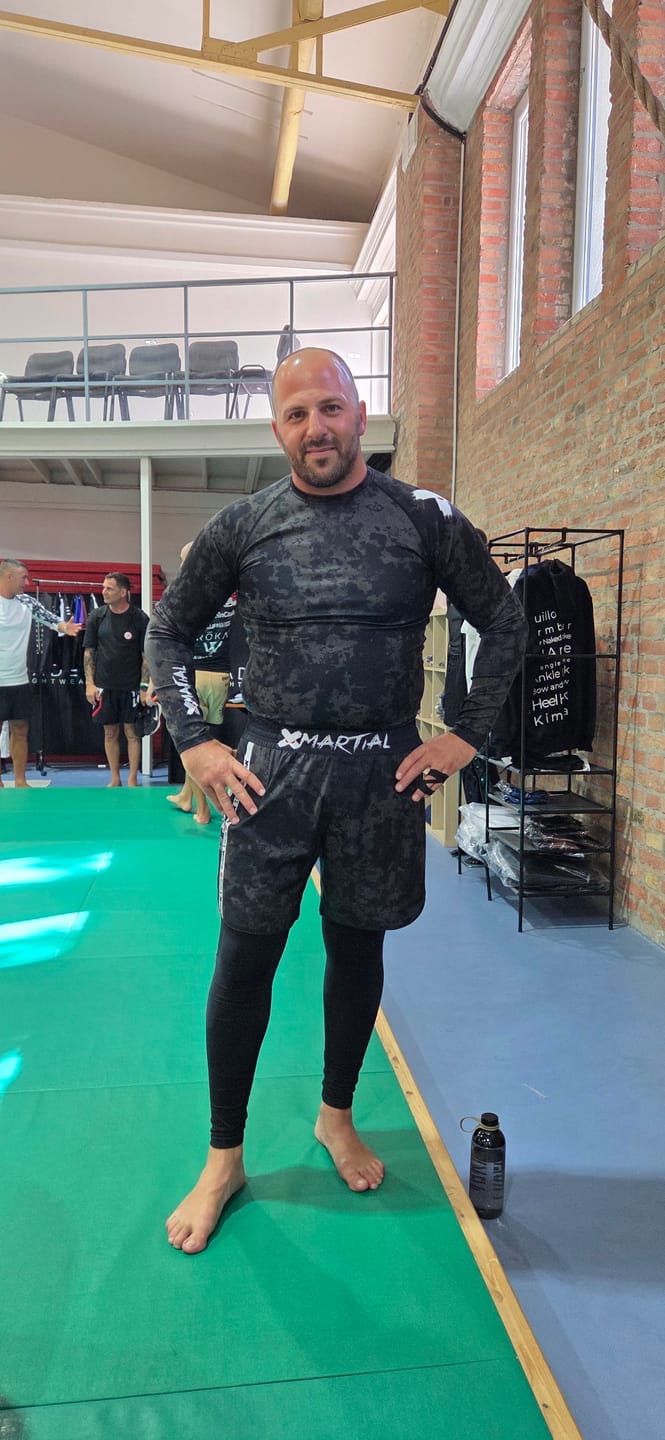 Customer photo review of Accent Minimalist Rank BJJ Rash Guard