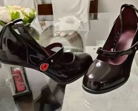 Customer photo review of Thorn Mary Janes