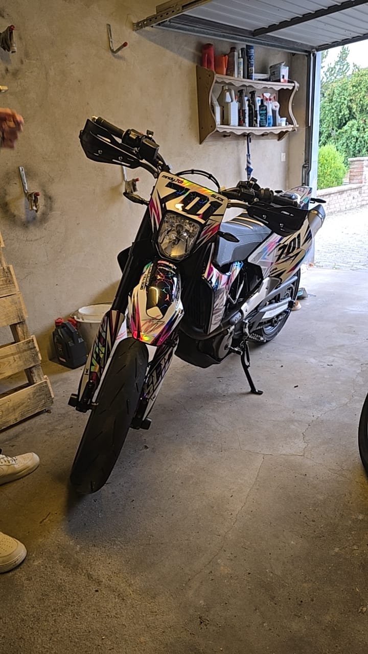 Customer photo review of BLACK STORM - GRAPHICS KIT