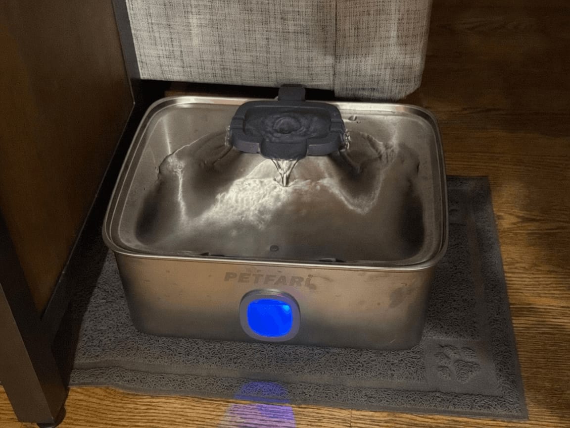 Customer photo review of Trinkbrunnen AquaFlow 15L