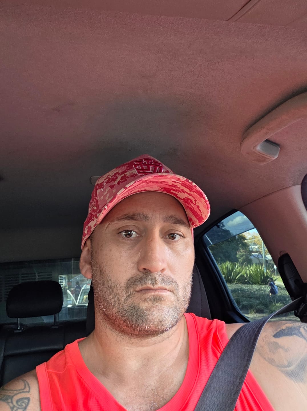 Customer photo review of ULTRA FIT Limited Edition Cyber Pink A-Frame Snapback