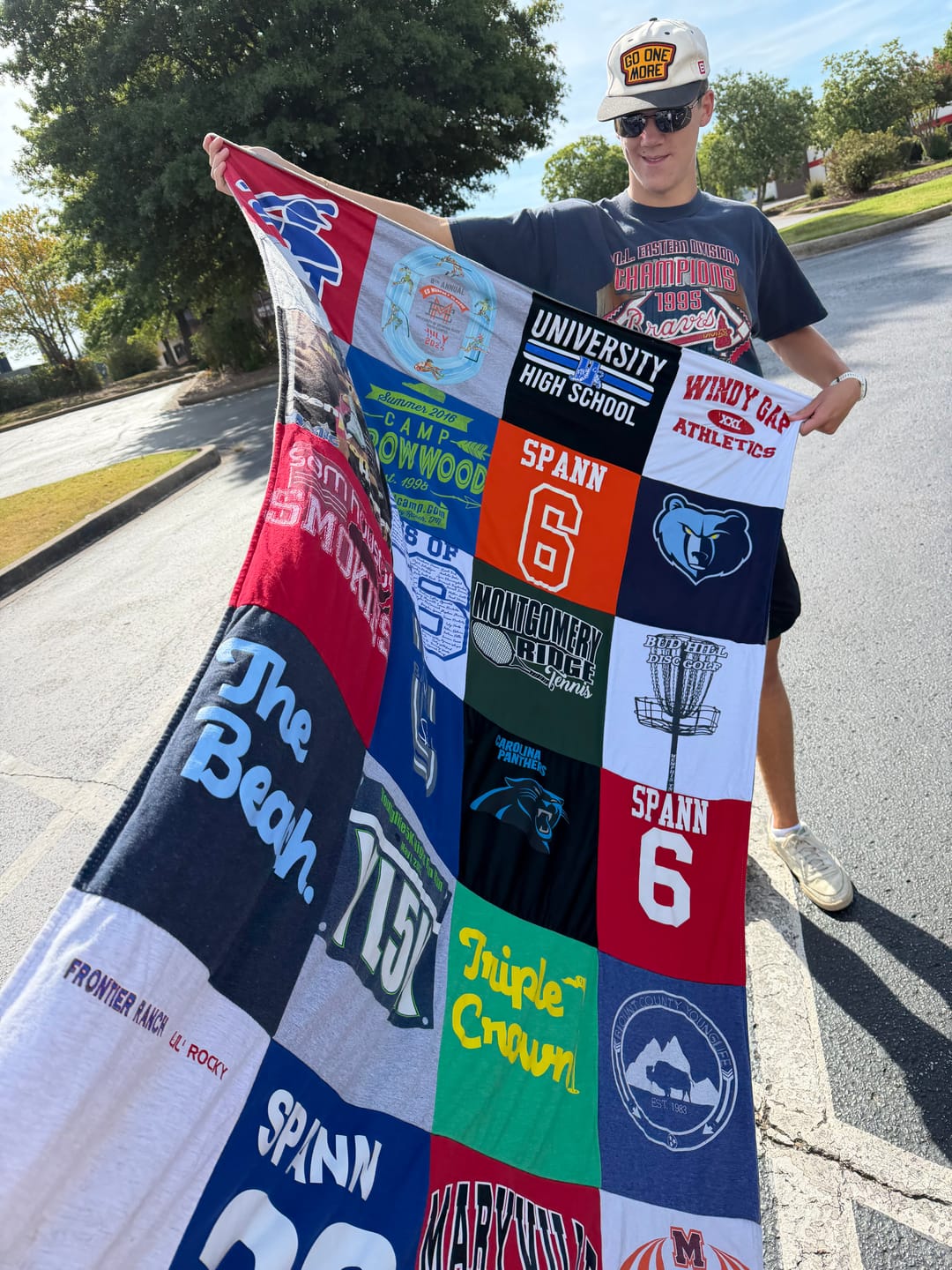 Customer photo review of Project Repat T-Shirt Quilt