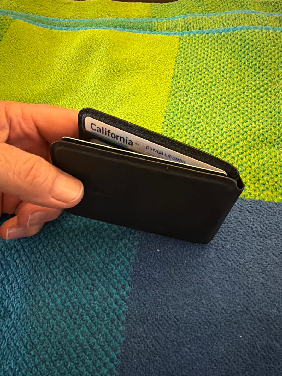 Customer photo review of Phone Stand Wallet