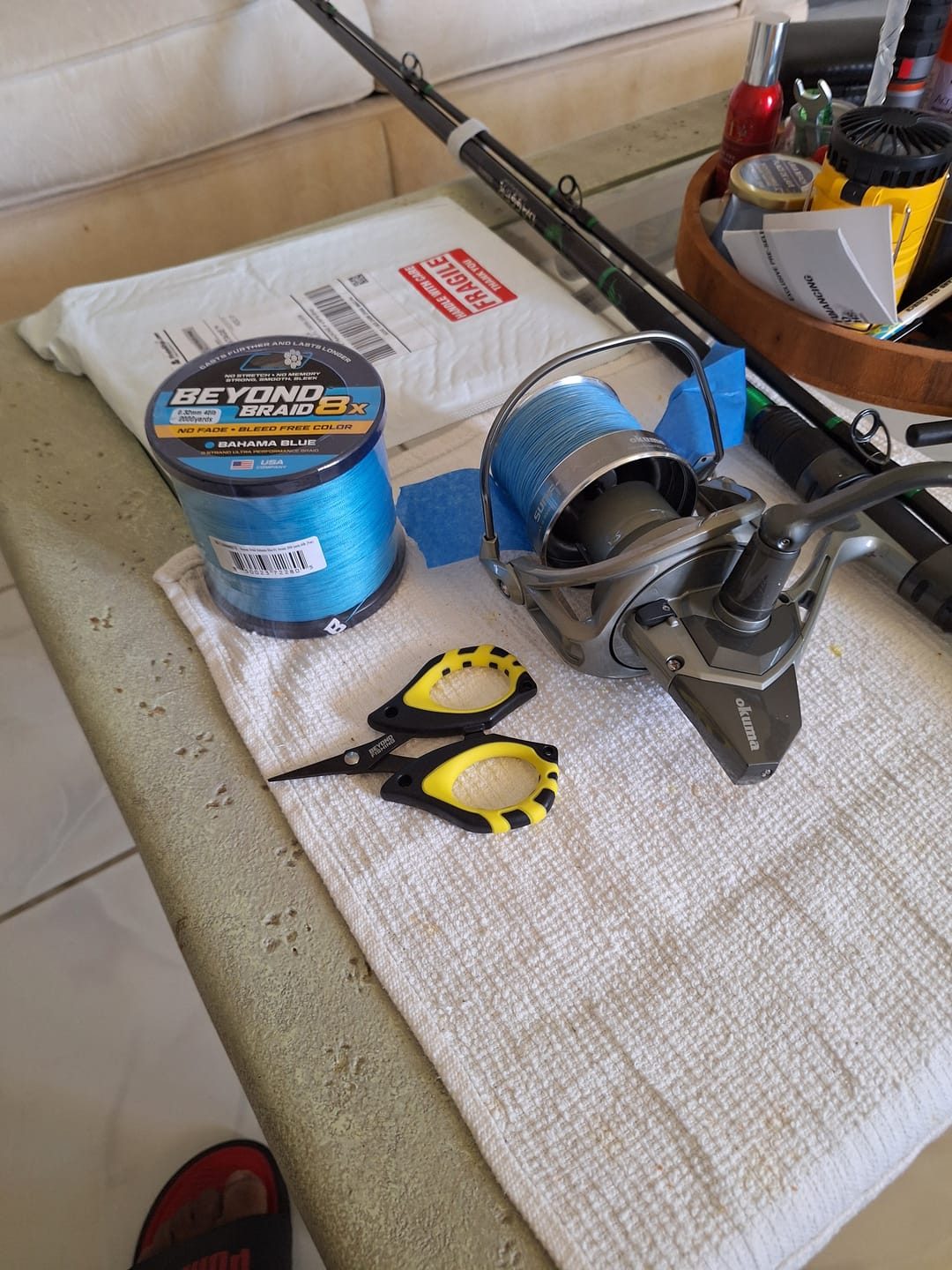 Customer photo review of Mini Scissors for Cutting Braided Fishing Line
