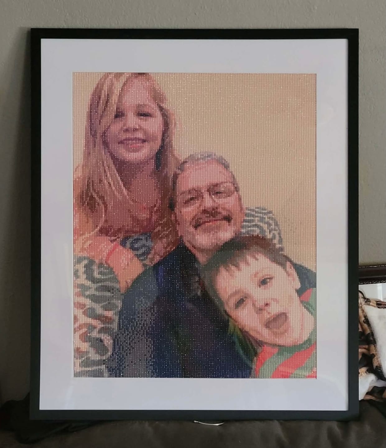 Customer photo review of Diamond Painting - Custom Photo